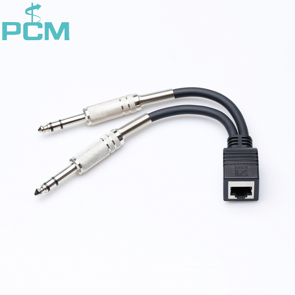 RJ45 female to Dual TRS male Adapter Cable for AXIA