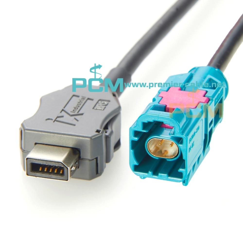 IX40G-A-10S-CV IX Plug to H-MTD Automotive Ethernet Cable