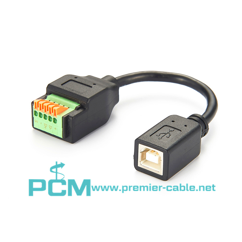Terminal Block Cable USB 2.0 Type B