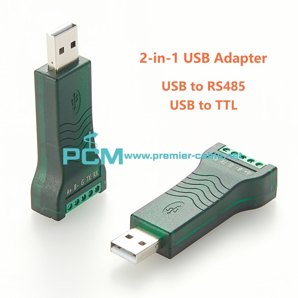 2-in-1 USB to RS485 TTL UART Serial Converter