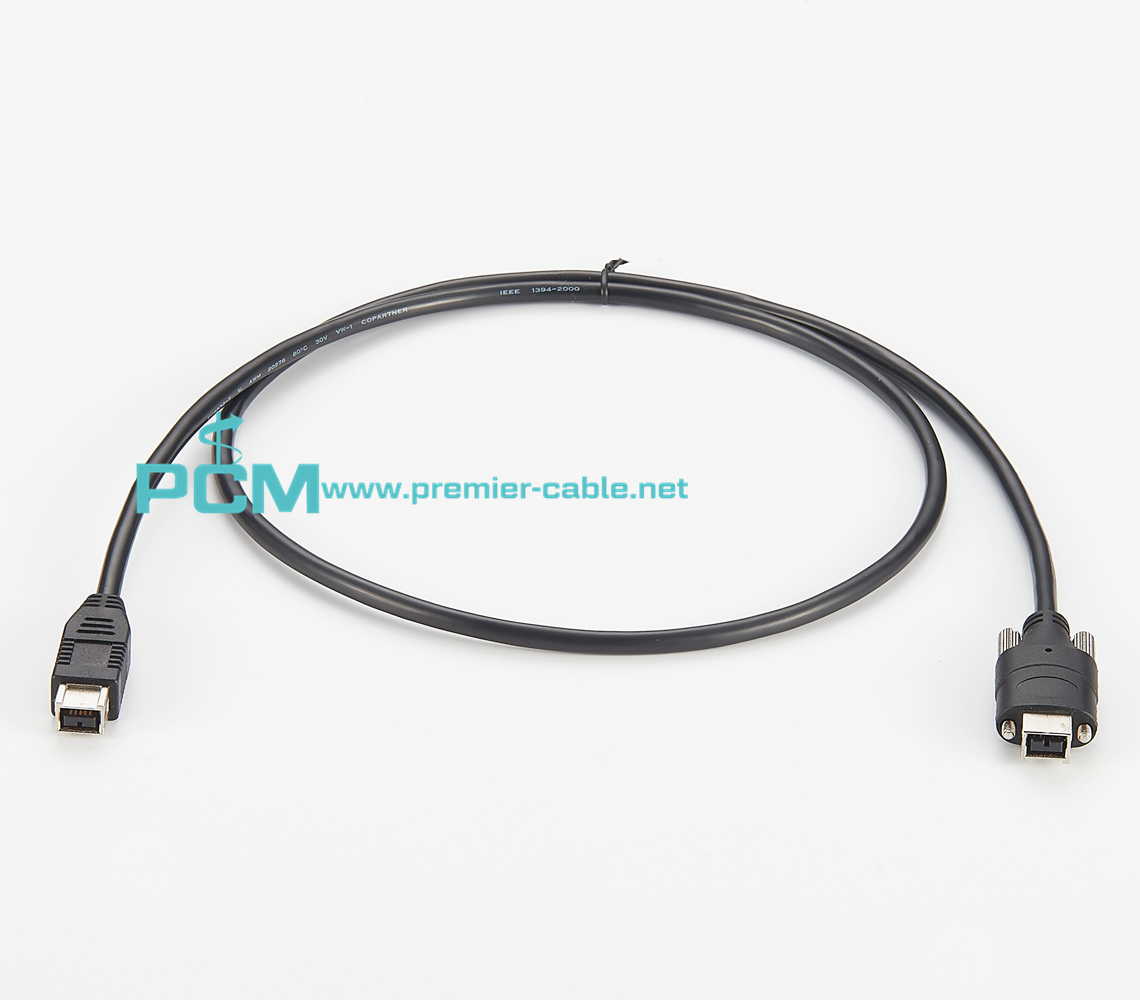 High Flex Ieee 1394 With Screw Lock Cable