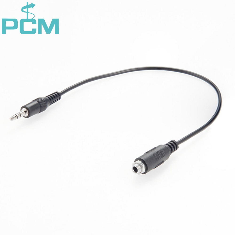 Panel Mount Stereo Audio Extension Cable 1/8