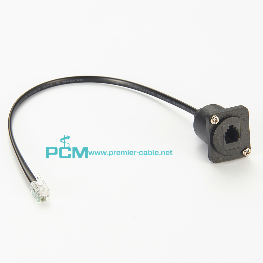 D Type Cat3 Modular Keystone Jack 