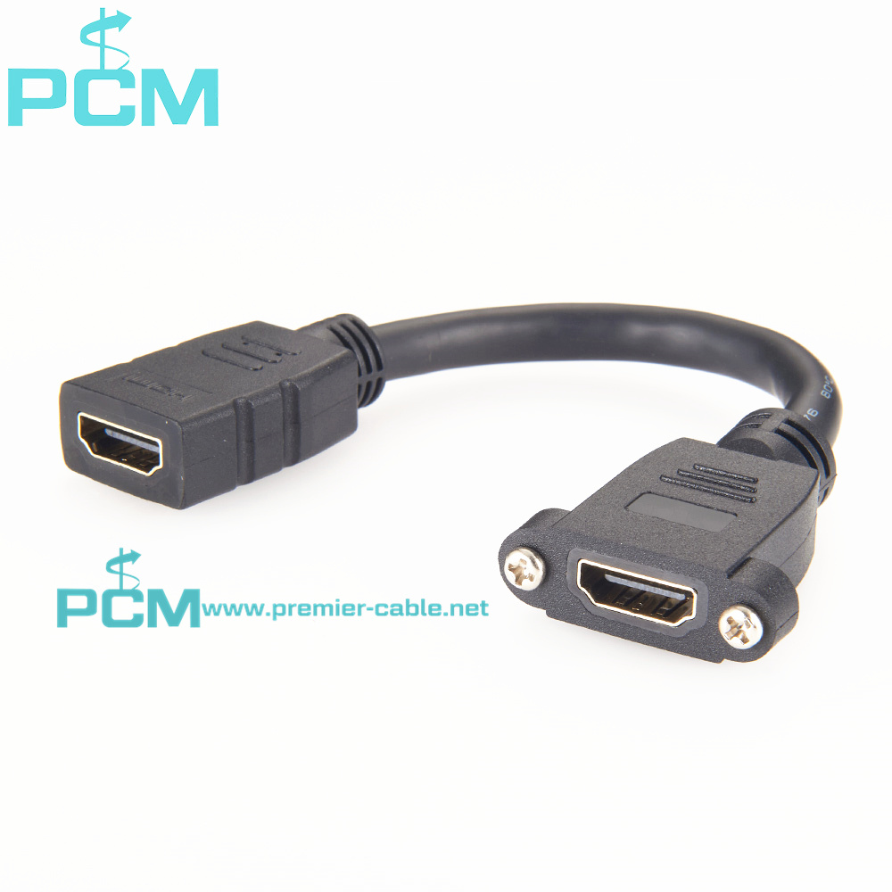 HDMI Panel Mount Cable Coupler 