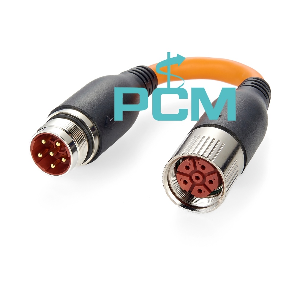 M23 Power Cable Connector for Servo Motor