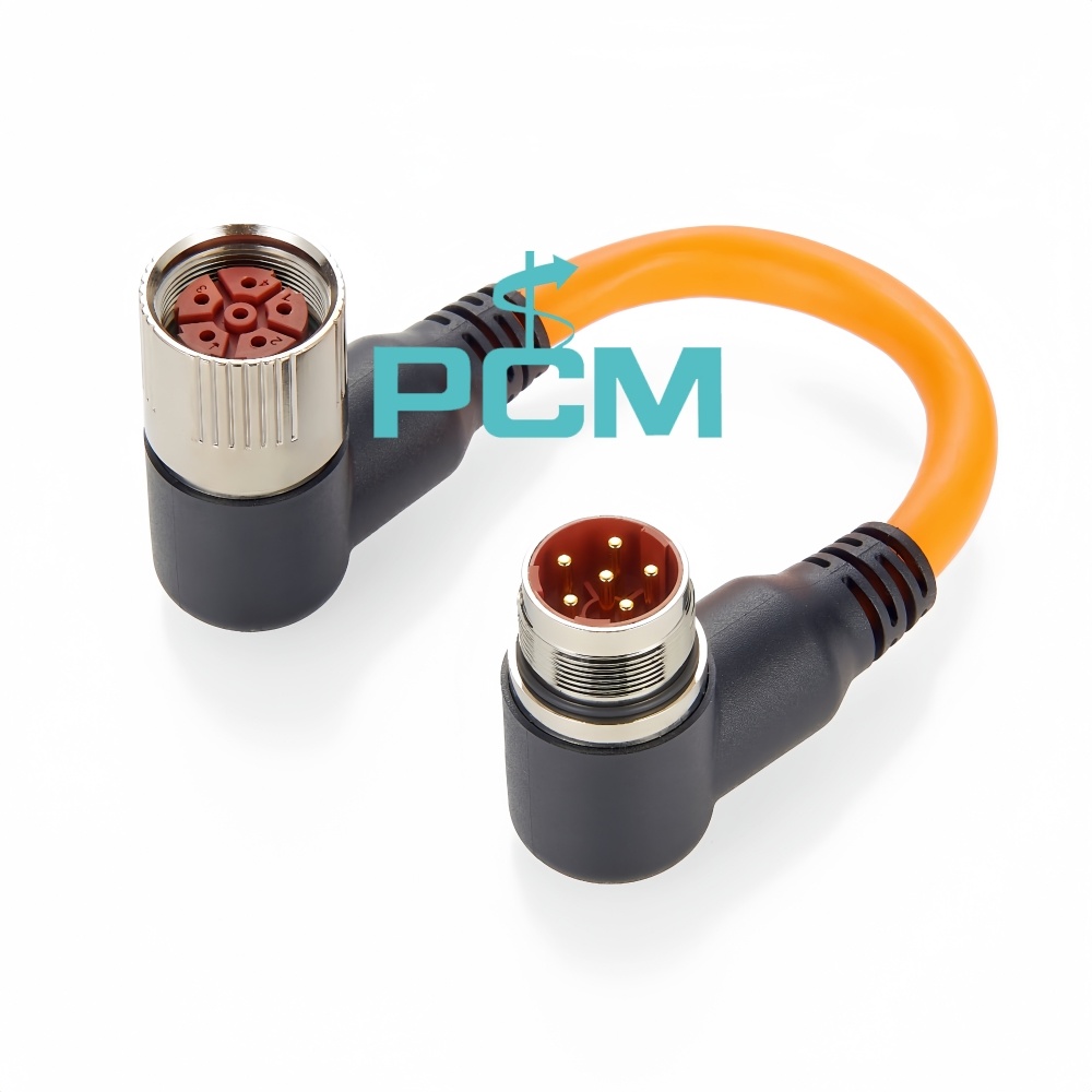 M23 Power Connector right angle for servo motor