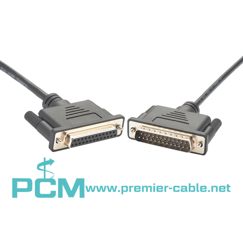 DB25 Male to Female Extension Cable