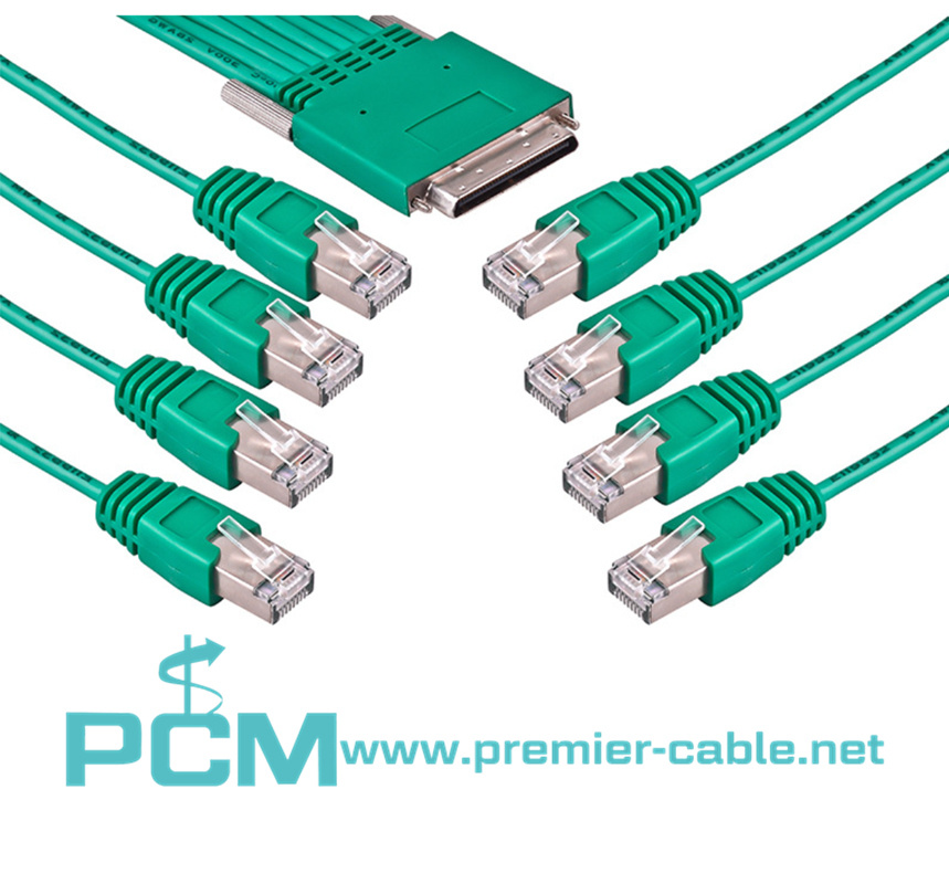 Cisco Cab-Octal-Async Octal Cable 68 pin to RJ45 