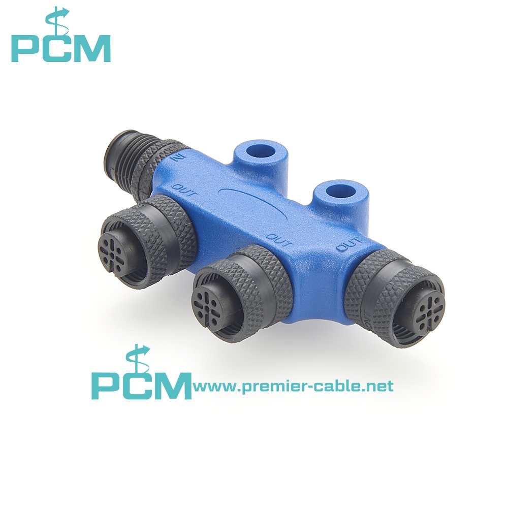 NMEA 2000 Backbone Tee Connector male female inline 