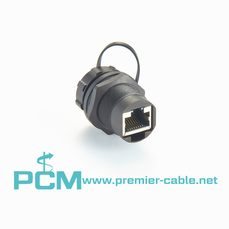 Panel Mount RJ45 Ethernet Network Cable