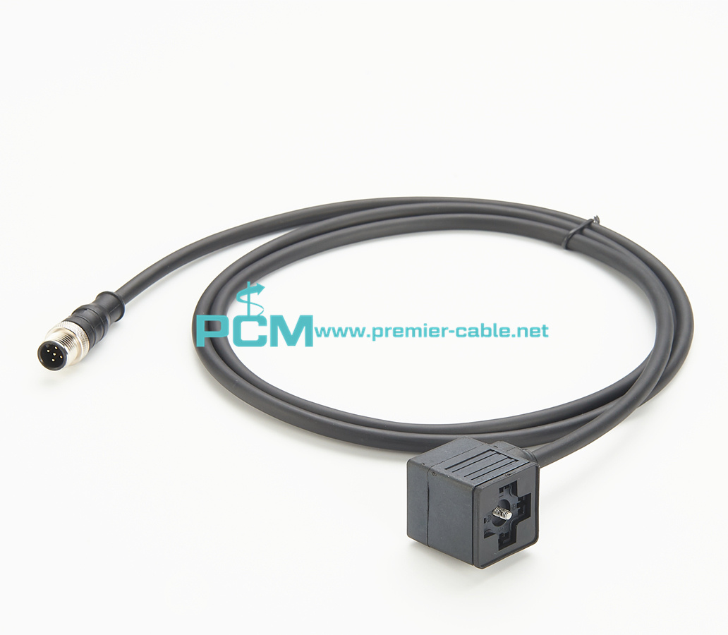M12 Plug To 3 Pin Valve Mechanical Control Cable
