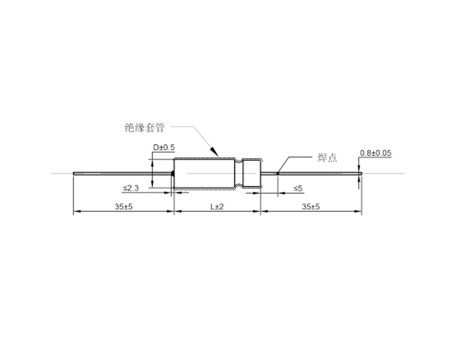GCA351 型全密封非固體電解質(zhì)鉭電容器