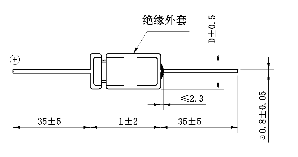 CA30M 型非固體電解質(zhì)鉭電容器