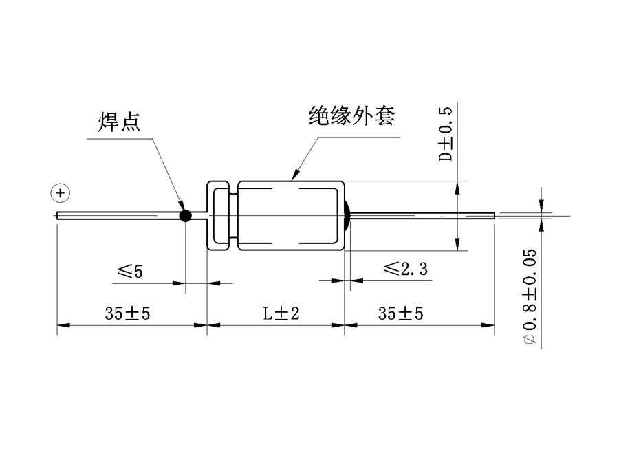 GCA30T 型非固體電解質(zhì)鉭電容器