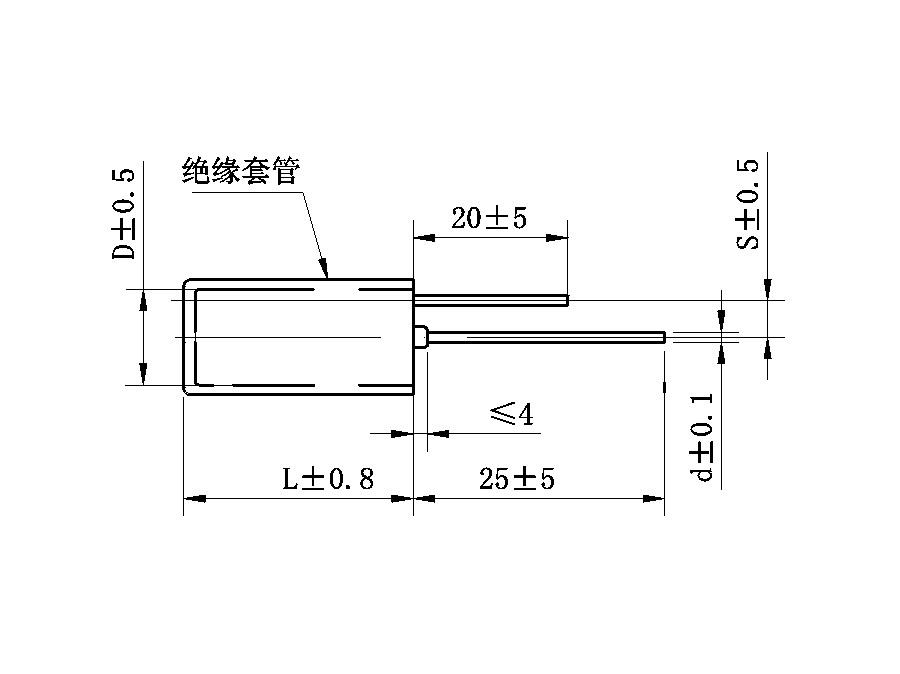 CAK-8(CAK-8B、CAK411C)型有可靠性指標(biāo)的氣密封固體電解質(zhì)鉭電容器
