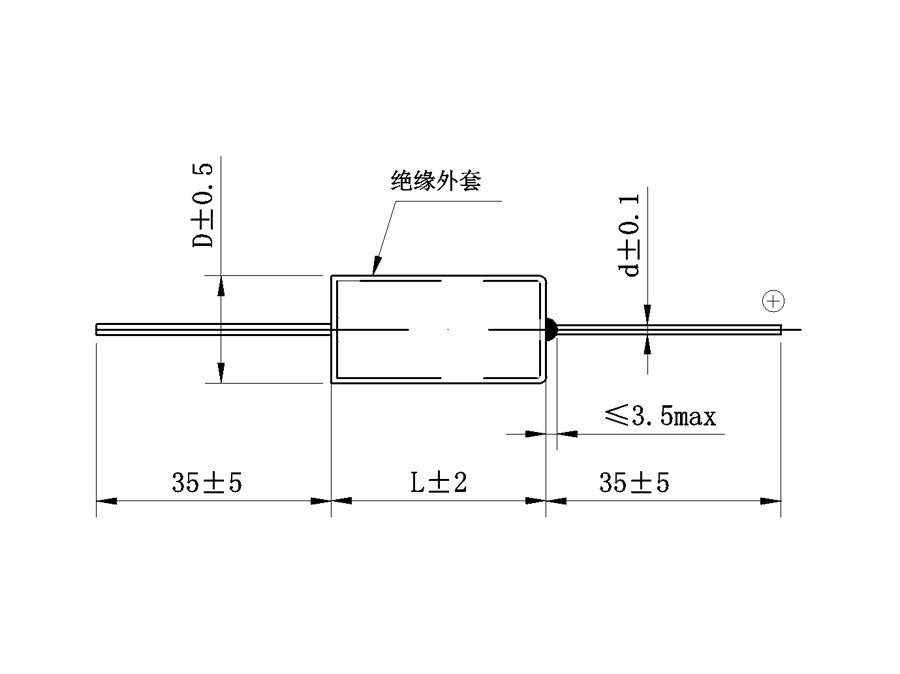 CAK44M(CAK-1、CAK-8A)型有可靠性指標的固體電解質(zhì)鉭電容器