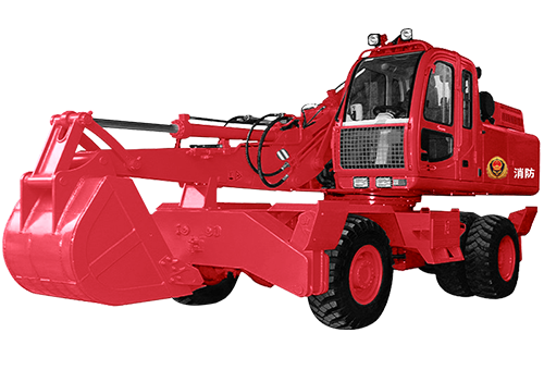 高速轮式消防救援挖掘机JYL620F-S