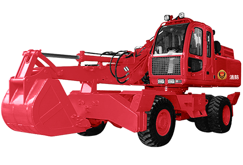 High-speed wheeled fire rescue excavator (JYL620F-S)-Guizhou 