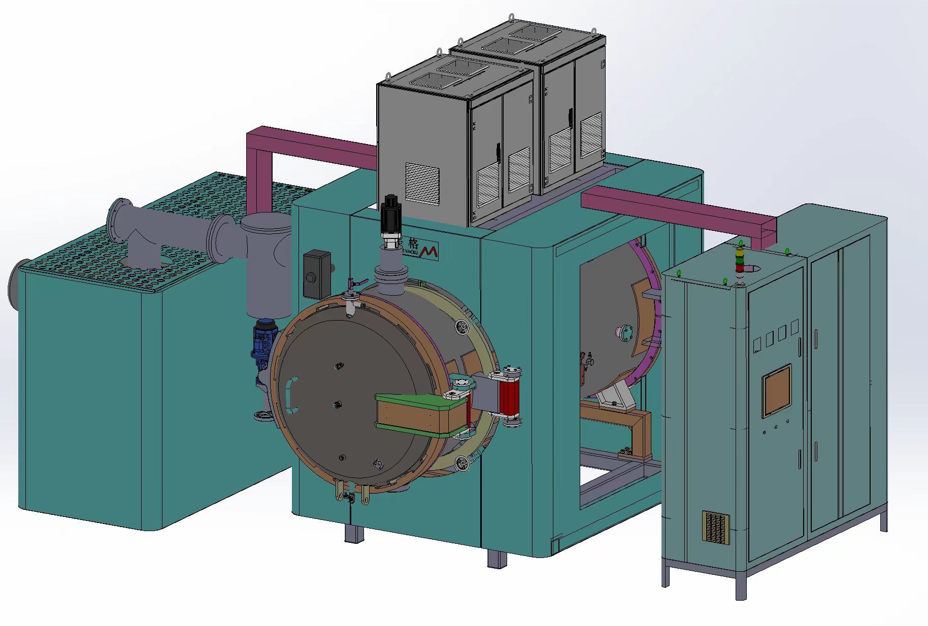 100公斤氧化亚硅气相沉积量产真空炉