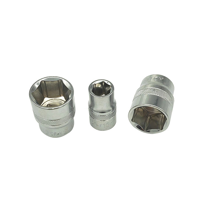 1/2” 短套镜面滚花套筒