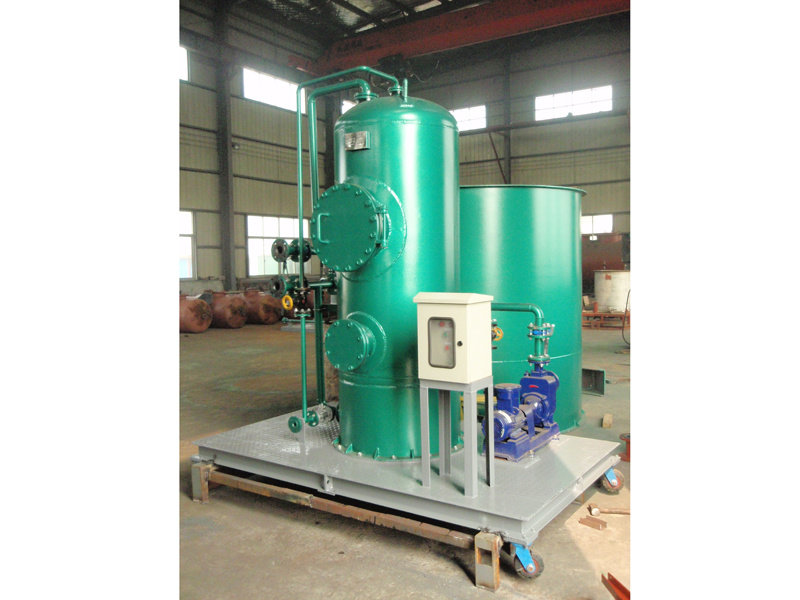 Mobile aviation oil cleaning device