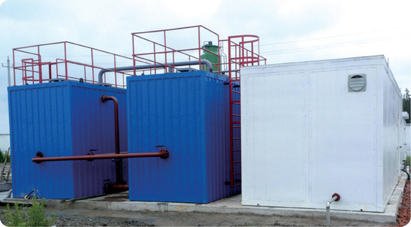 Microbiological treatment project at Guangshan Water Injection Station, Sinopec East China Branch, treatment capacity: 120m3/d