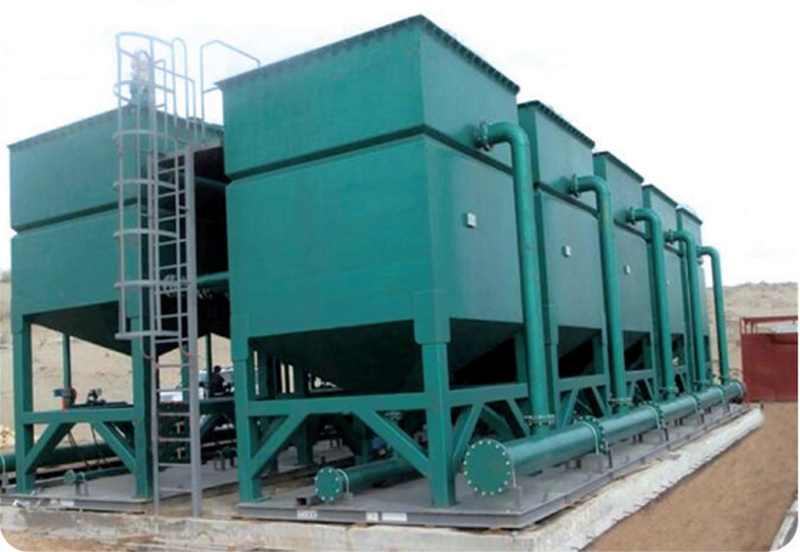 CNPC (Turkmenistan) Amu Darya Gas Company A water source Amu Darya river water clarification water treatment skid-mounted project, treatment capacity: 4800m3/d