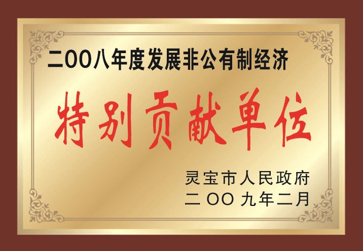 特别贡献单位