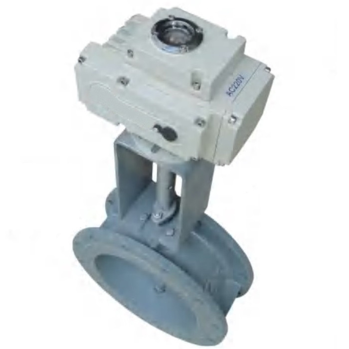 Electric ventilation butterfly valve