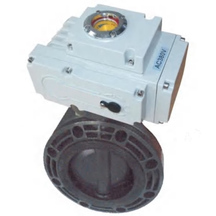 Electric PVC butterfly valve