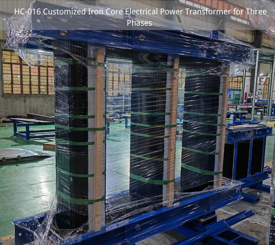 HC-016 Customized Iron Core Electrical Power Transformer for Three Phases