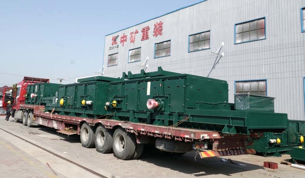 江苏中矿重型装备有限公司78台板喂机陆续发货