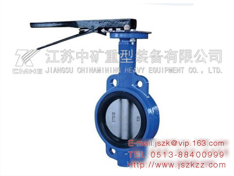 manual wafer type butterfly valve