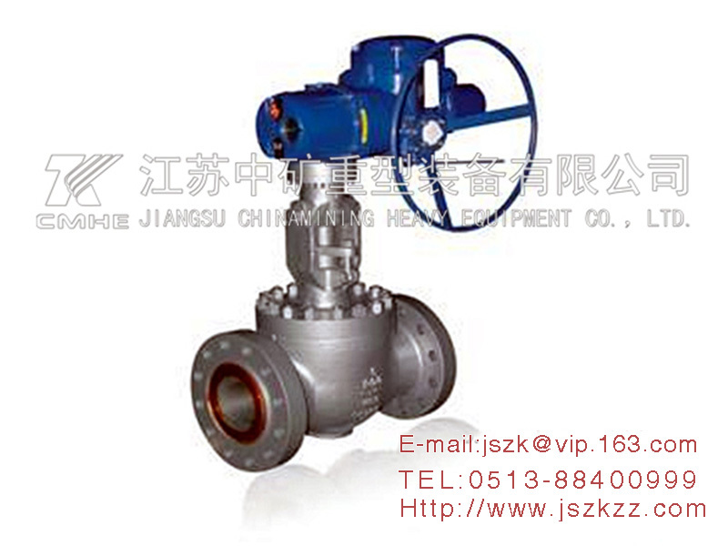 Electric track ball valve