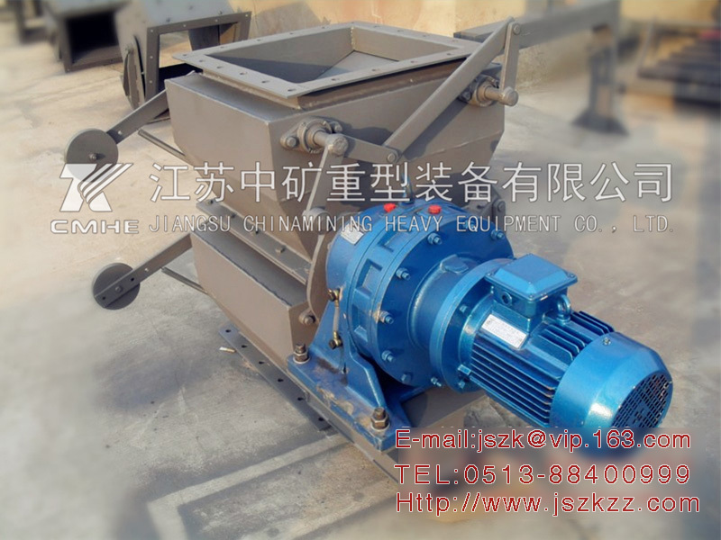 Electric heavy hammer flap air lock ash discharge valve