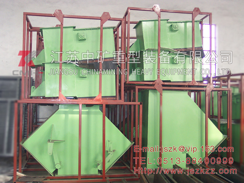 Chute dividing valve