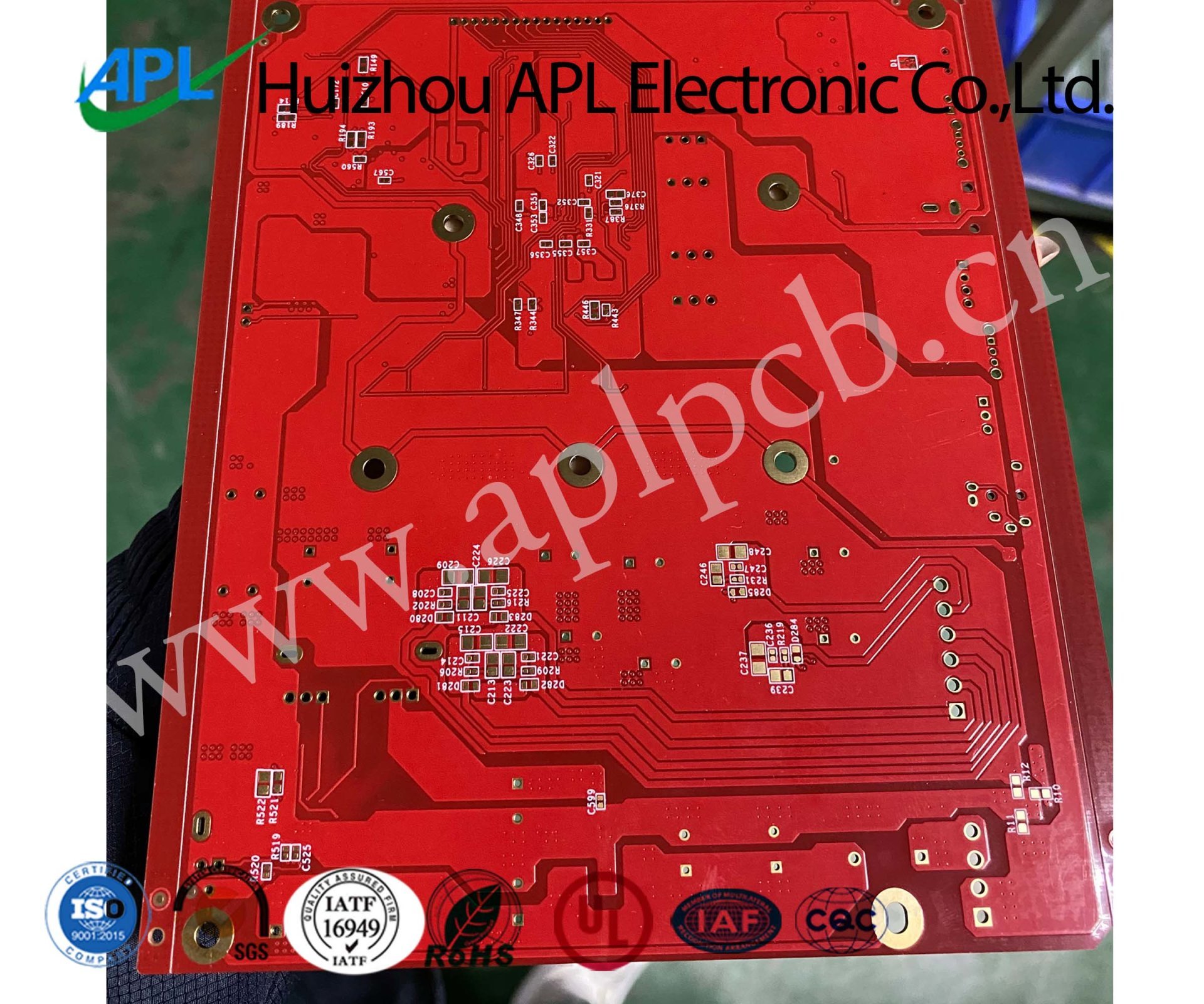 Immersion Gold Process Four-layer Circuit Board Assembly Welding Red Oil Multilayer Board