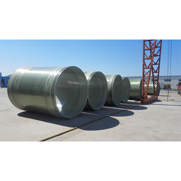 Fiberglass reinforced sand filled top pipe