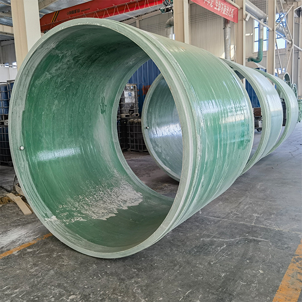Fiberglass reinforced sand filled top pipe