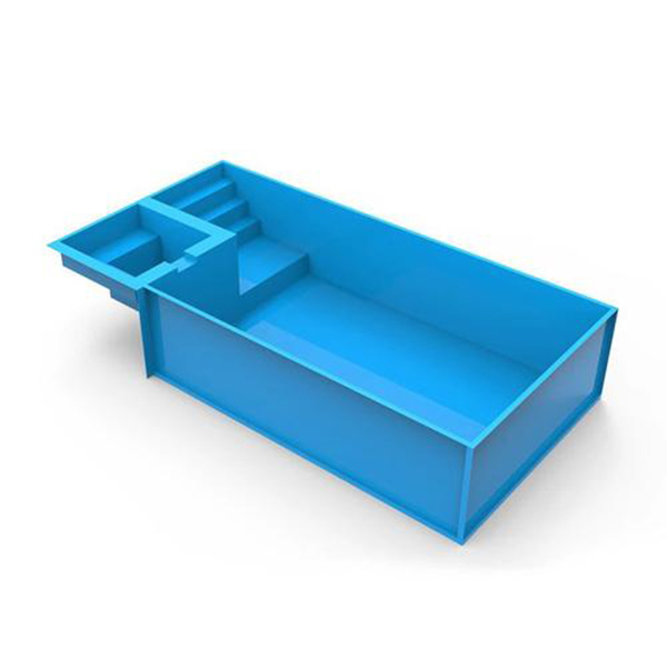 Fiberglass swimming pool