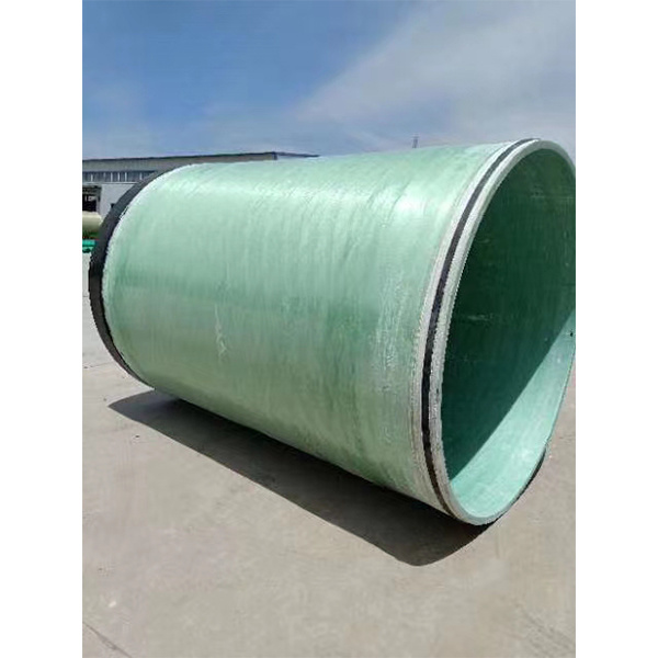 Fiberglass reinforced sand filled top pipe