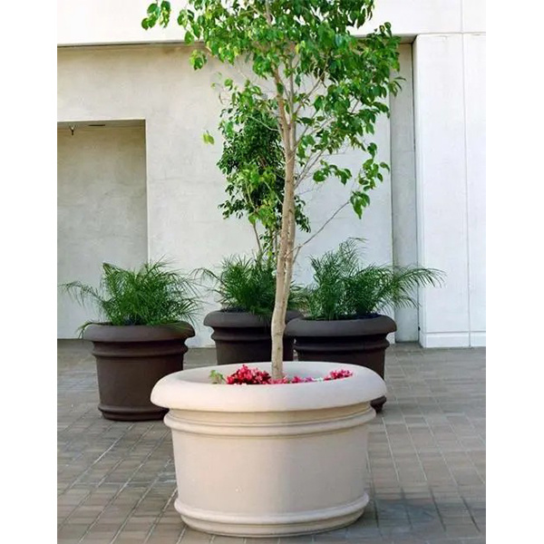 SMC molded flowerpot