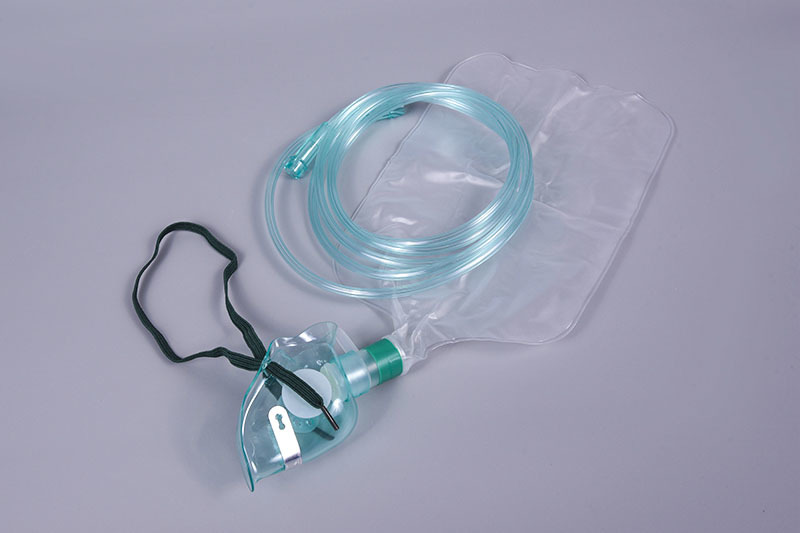 Máscara de oxígeno sin reinhalación con bolsa de depósito