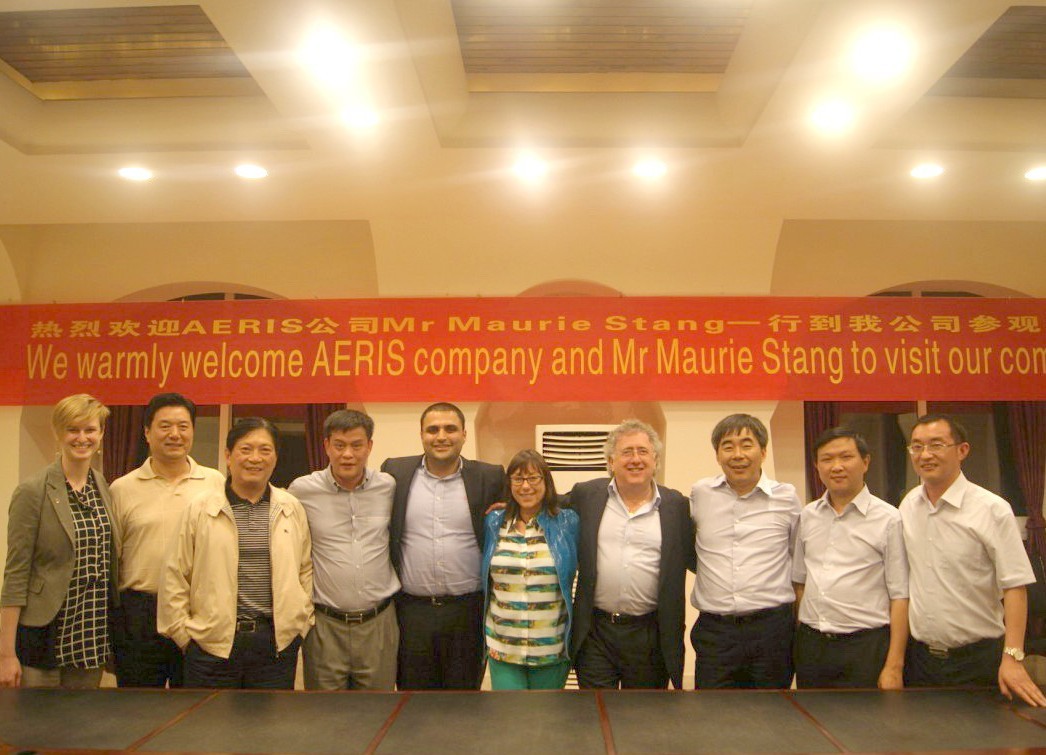 澳大利亞AERIS公司客人到公司參觀考察