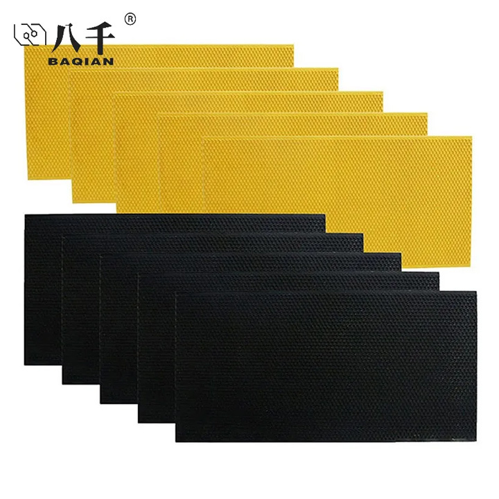 Plastic beeswax foundation sheet