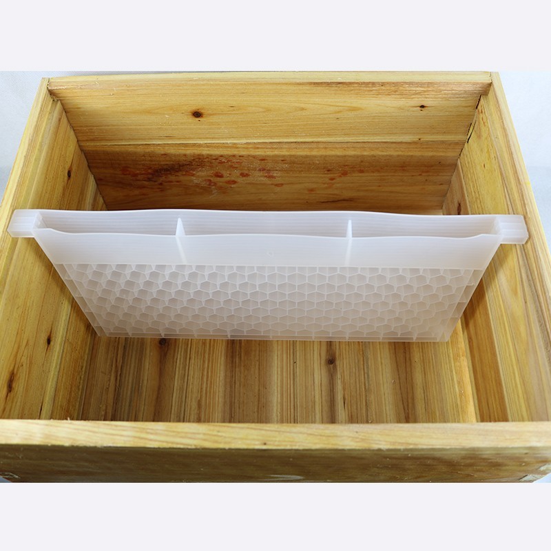 Bee Feeder Frame With Flume