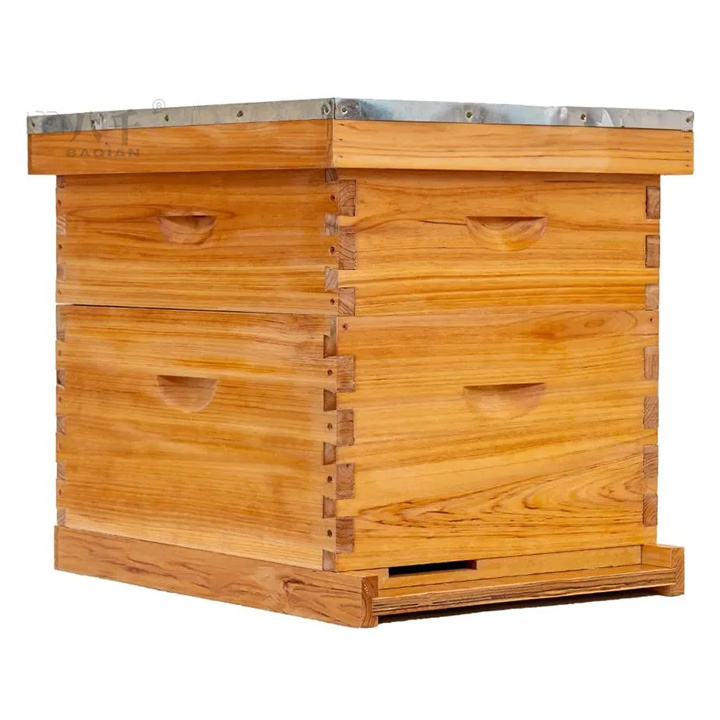 Wax Coated Langstroth Beehive