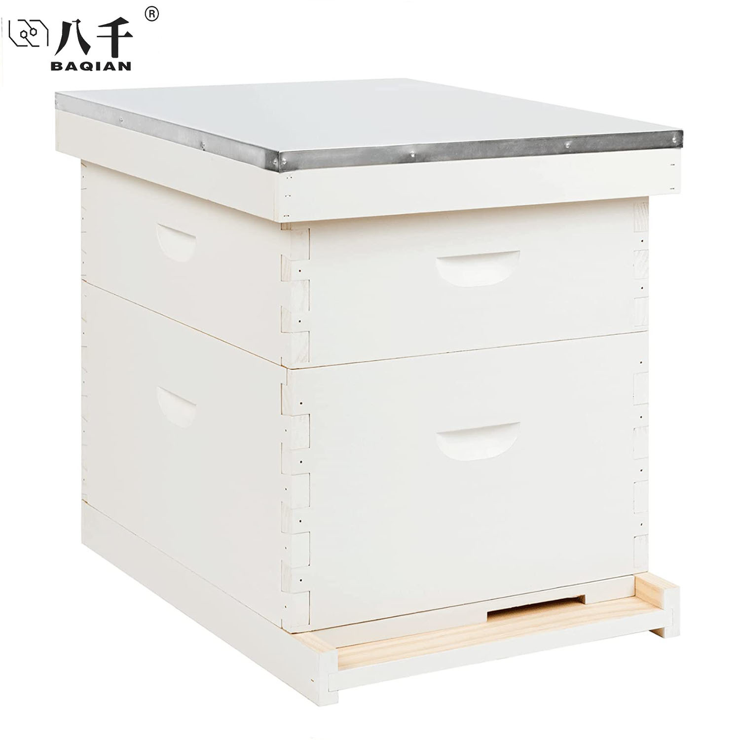 Painted Two Layer Langstroth Beehive