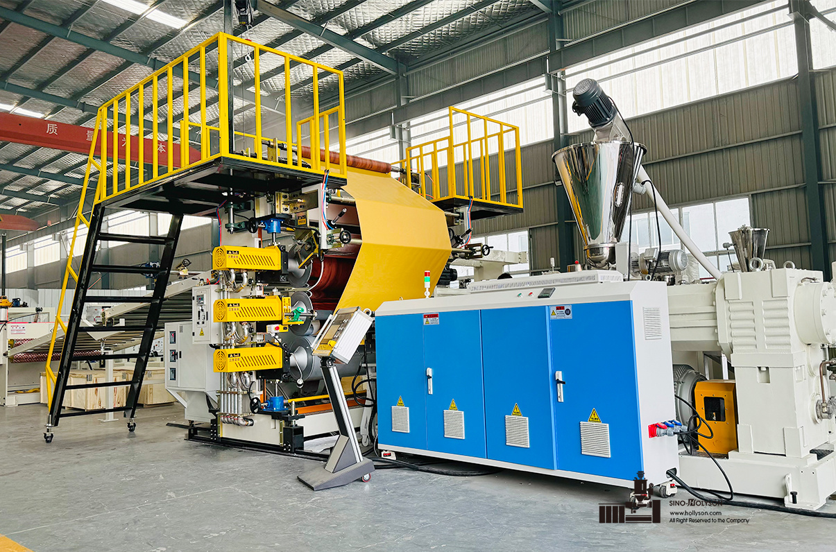 HSJZ-80/156 PVC Aritificial Marble Sheet Making Machine