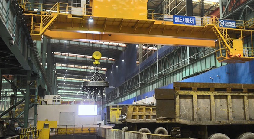 Xiangtan Iron & Steel Co., Ltd. of Hunan Valin<br/>Automatic Hoisting and Loading System for Scrap Steel